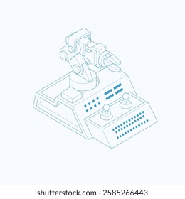 Data visualization concept. 3d isometric vector illustration.