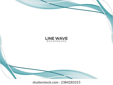 data visualization dynamic wave pattern vector