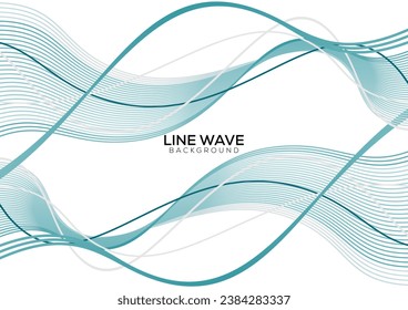 data visualization dynamic wave pattern vector