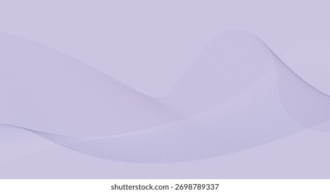 Vetor de padrão de onda dinâmica de visualização de dados. 