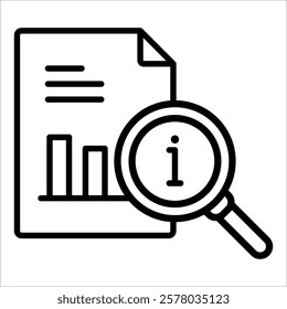 Data Visualization Icon Element For Design