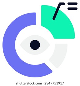 Data Visualization Icon illustration, for uiux, infographic, etc