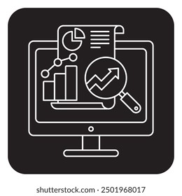 Data Visualization icon, Mastering Data Visualization Turning Data into Visual Insights, The Role of Data Visualization in Business Intelligence, Best Practices for Effective, icon, illustration