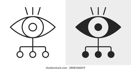 Data Visualization Icon represents visual analytics, business insights, and interactive reporting.