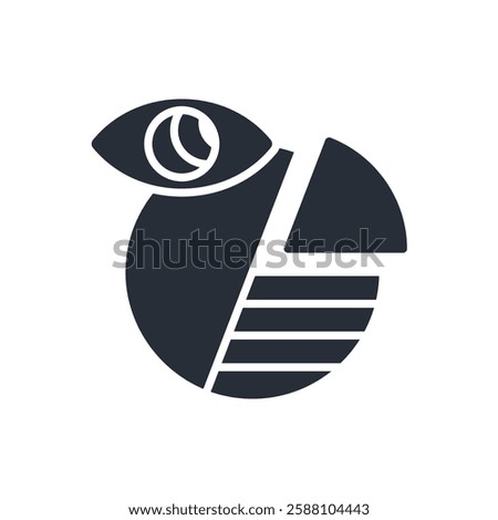 Data Visualization icon. vector.Editable stroke.linear style sign for use web design,logo.Symbol illustration.