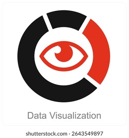 Data Visualization vector icon concept design