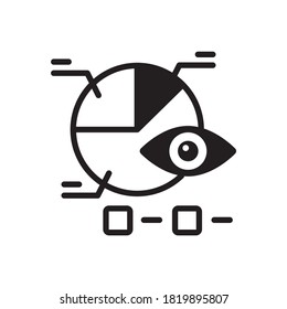 Data Visualization vector style icon. EPS 10 file