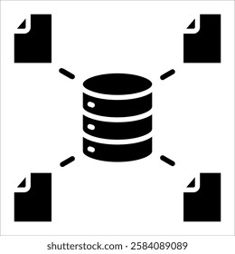 Data Warehouse Icon Element For Design