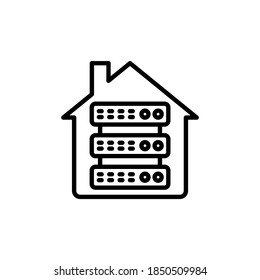 Data Warehouse icon in vector. Logotype