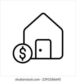 Icono de almacén de datos con vector de fondo blanco