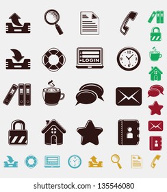 data and web icons