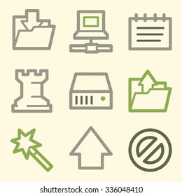 Data web icons
