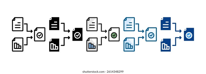 Data Wrangling Icon Set Multiple Style Collection