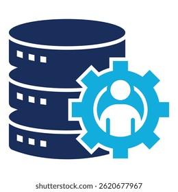 Database Administration Icon Element For Design