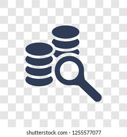Database Analysing icon. Trendy Database Analysing logo concept on transparent background from Business and analytics collection