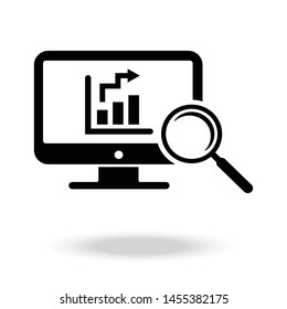Database Analysis transparent icon vector