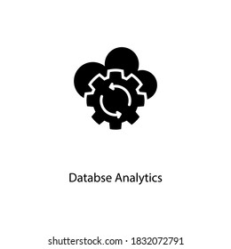 Database Analytics icon in vector. Logotype