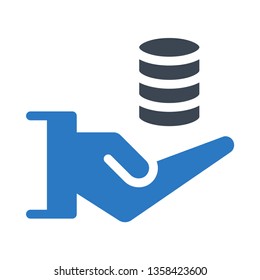 database care glyph double color