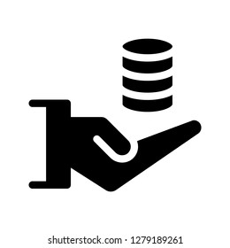 database care glyphs icon