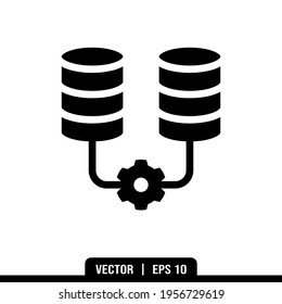 Database check icons vector collection, illustration logo template in trendy style. Suitable for many purposes.