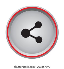 Database circular icon