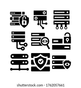database cyber icon or logo isolated sign symbol vector illustration - Collection of high quality black style vector icons
