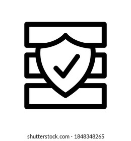 database cyber icon or logo isolated sign symbol vector illustration - high quality black style vector icons
