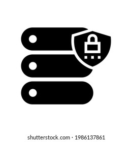 database cyber icon or logo isolated sign symbol vector illustration - high quality black style vector icons
