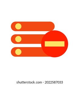 Database data vector icon technology information internet storage. Network server database web icon illustration center base. Cloud security connection backup hosting access hardware isolated