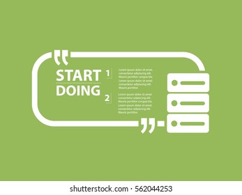 Database design,clean vector