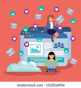 Database digital design, vector illustration eps 10.