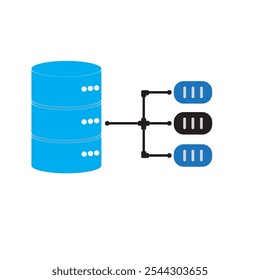 A database is divided into several database networks