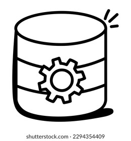 A database doodle icon download