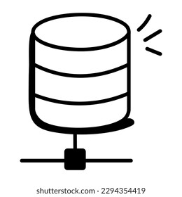 A database doodle icon download