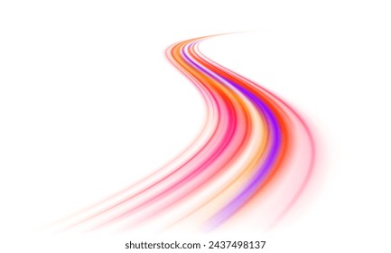 Database fast data transfer acceleration. Abstract vector fire circles, sparkling swirls and energy light spiral frames. Speed connection vector background. Vector png swirl trail effect.	