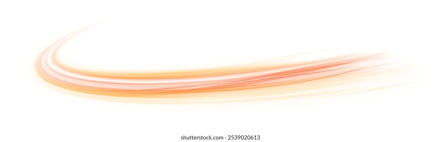 Base de datos de aceleración rápida de transferencia de datos. Círculos de fuego de Vector Abstractas, remolinos brillantes y marcos de espiral de luz de energía. Fondo de Vector de conexión de velocidad. Vector png remolino efecto de rastro.	