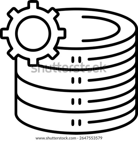 Database Filled Style Icon Design
