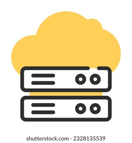 database flat icon. Perfect for Graphic Design, Mobile, UI, and Web Masterpieces