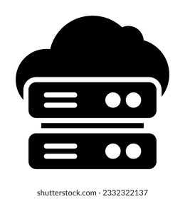 database glyph icon. Perfect for Graphic Design, Mobile, UI, and Web Masterpieces
