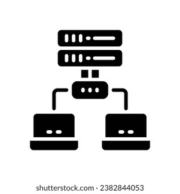 database glyph icon. vector icon for your website, mobile, presentation, and logo design.