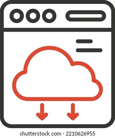 Database hosting Vector icon which is suitable for commercial work and easily modify or edit it

