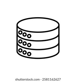 Database icon Art design illustration