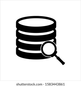 Database Icon, Data Base Icon Vector Art Illustration