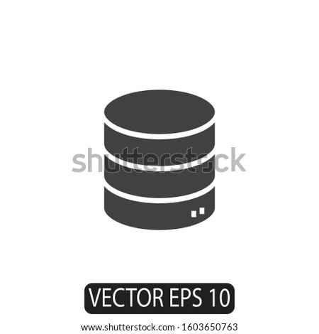 Database Icon Design Template Vector