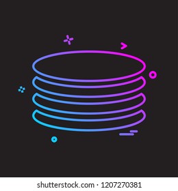Database icon design vector
