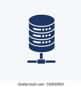 Database icon design,clean vector