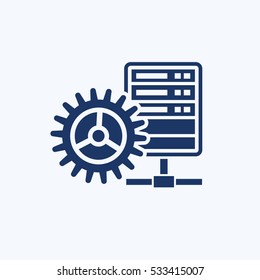 Database icon design,clean vector