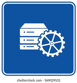 Database icon design,clean vector