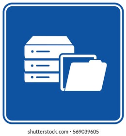 Database icon design,clean vector