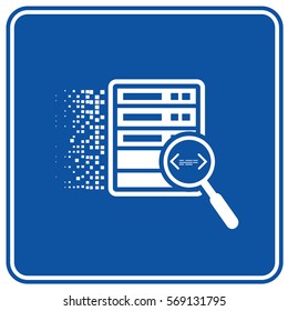 Database icon design,clean vector